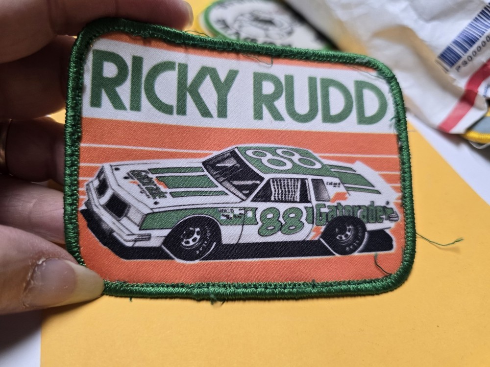Vintage Ricky Rudd Screen Printed Gatorade Patch