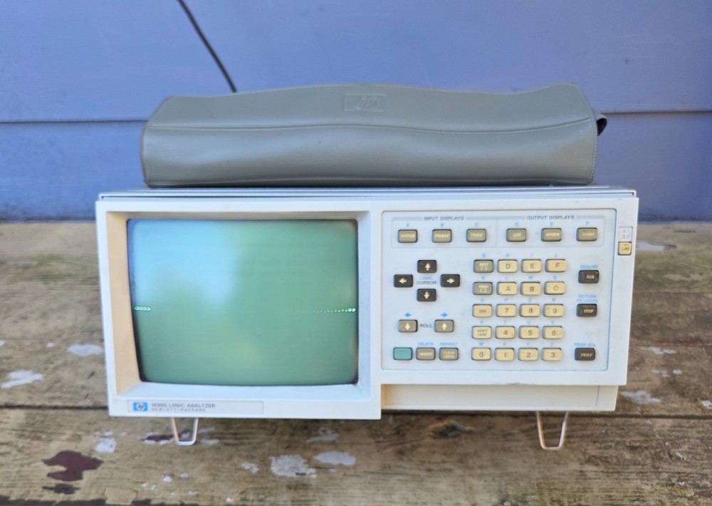 HP 1630G Logic Analyzer + (7) 10272A Probes & Case - Powers On / Project
