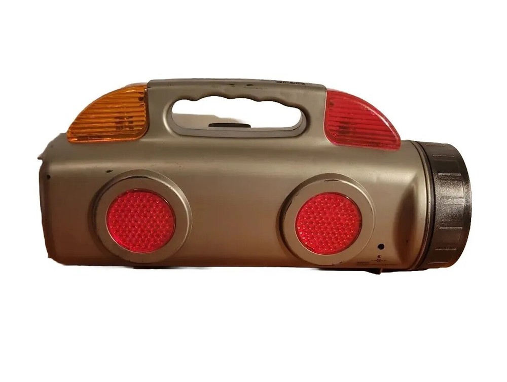 VINTAGE Auto Emergency Kit Flashlight with built-in Tool kit TESTED * Works *