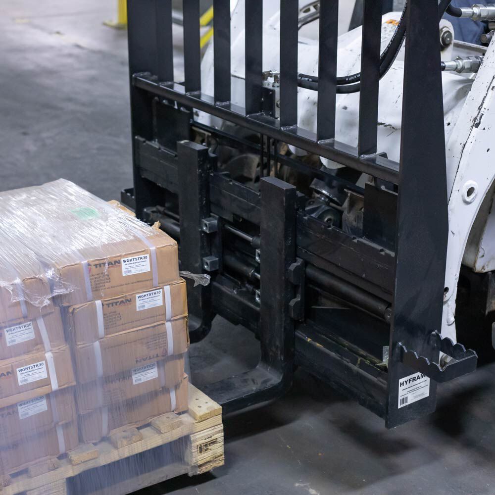Titan Attachments Standard Series Adjustable Hydraulic Sliding SS Fork Frame