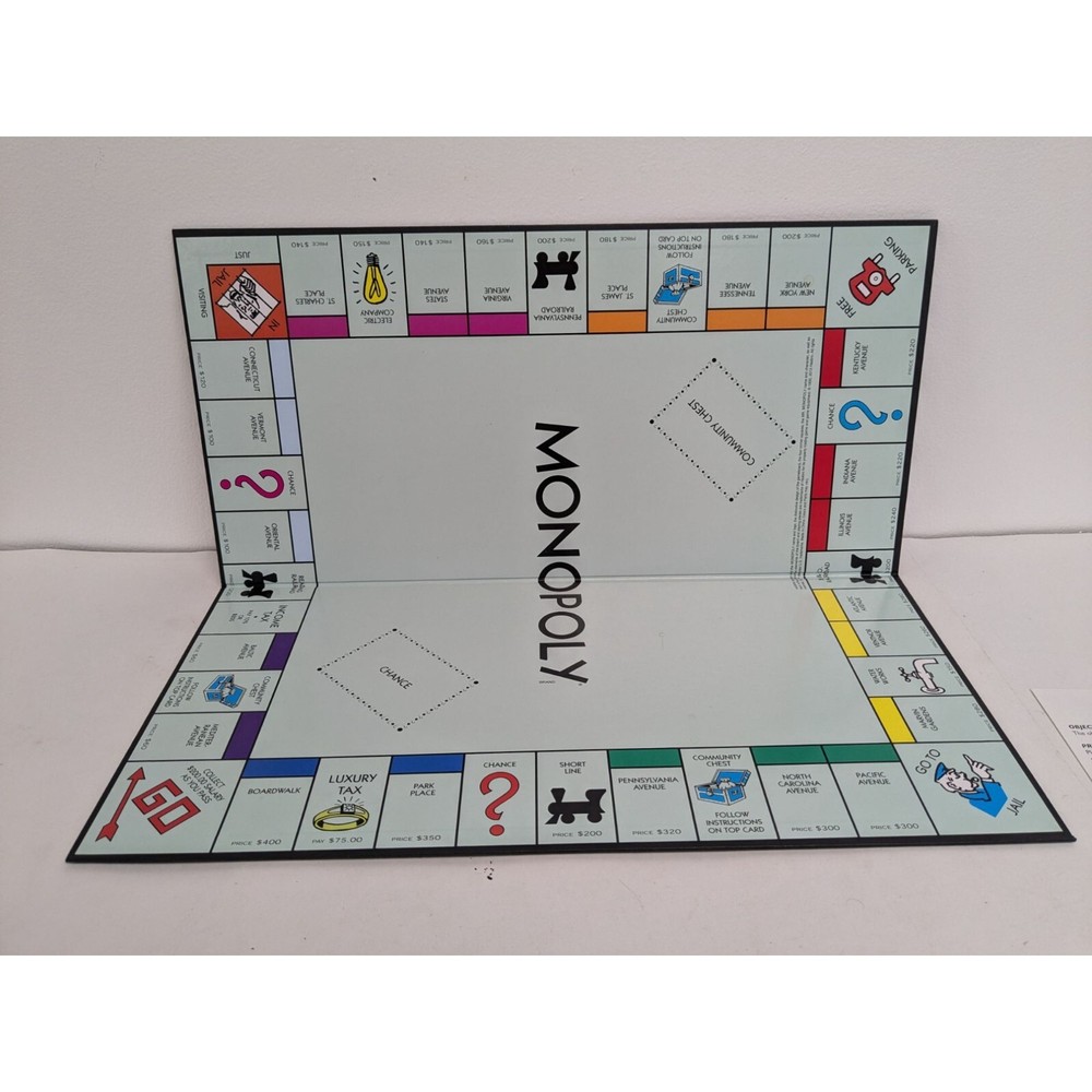 2013 Monopoly Classic Edition Game Replacement Board Instructions