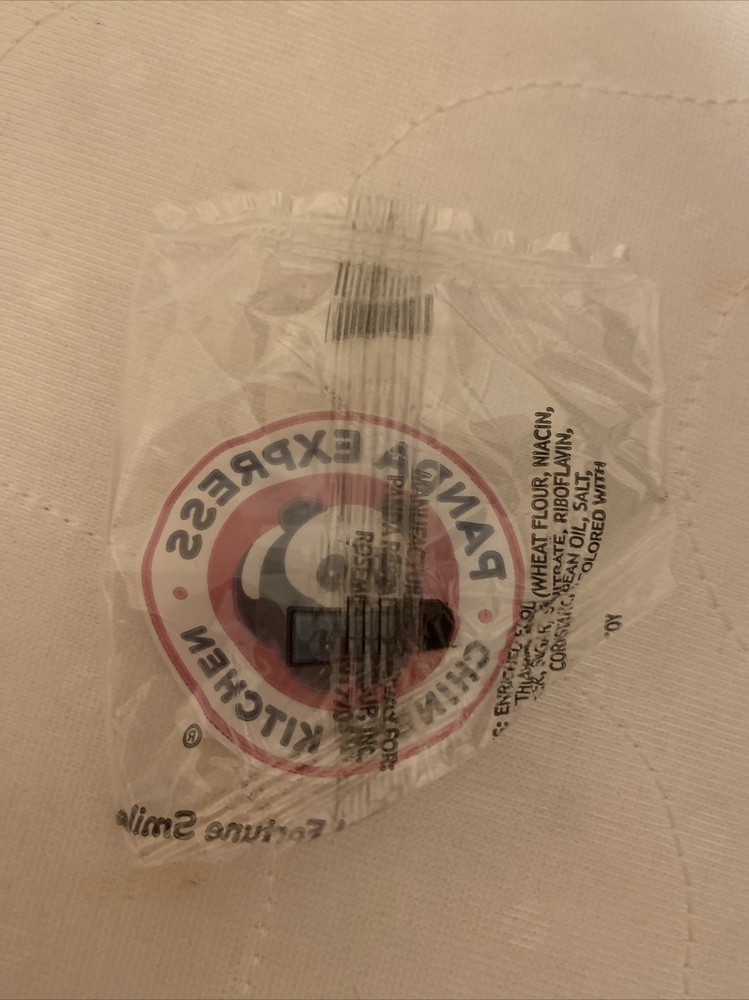 Panda Express Sealed Fortune Cookie Bag Without A Cookie In It