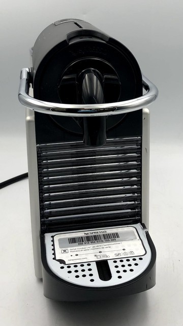 Nespresso Pixie Espresso Machine by De'Longhi Aluminum Silver Compact EN124S