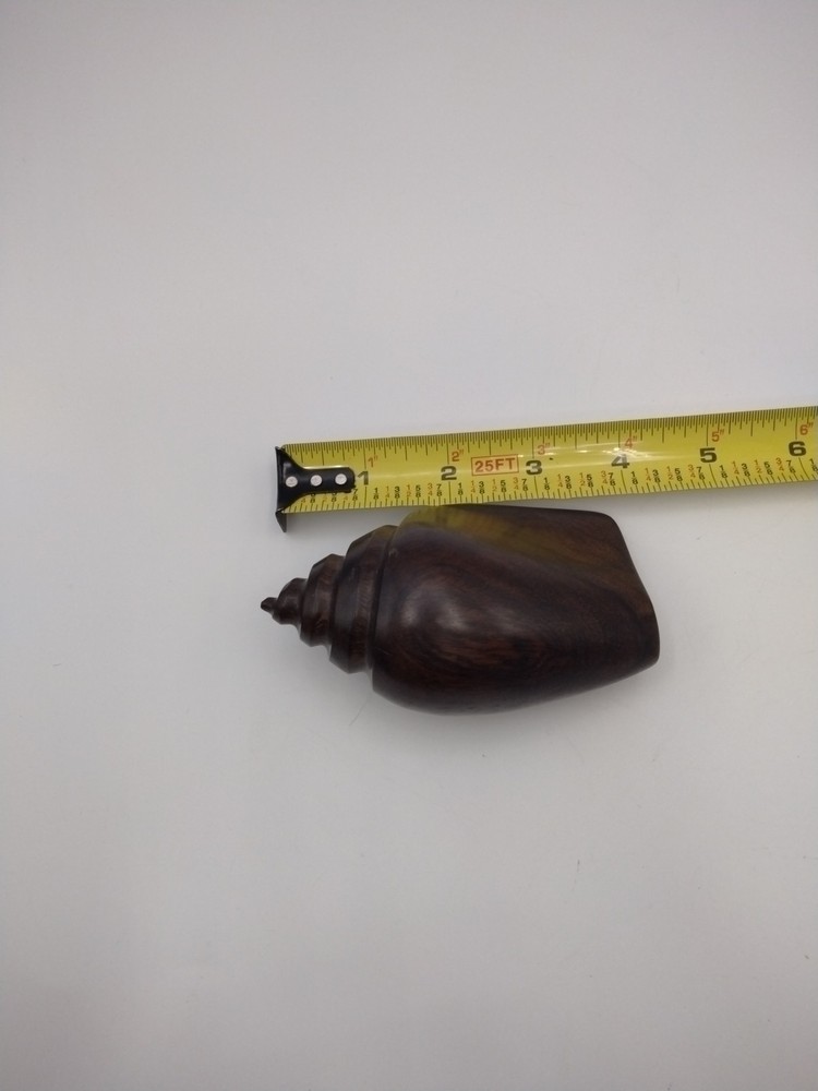 Vintage Ironwood Carved Conch Shell