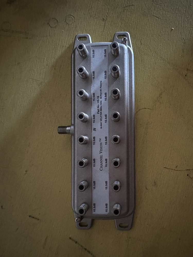 Channel Vision HS-16 16-Way Splitter / Combiner *New*