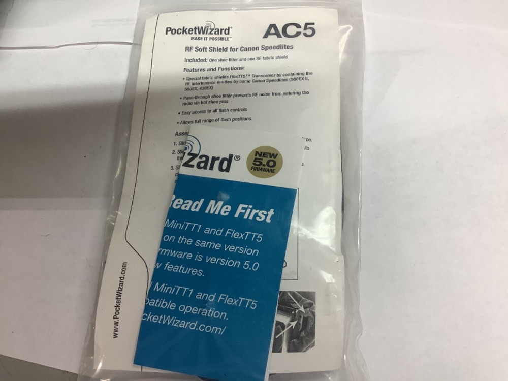 PocketWizard AC5 RF Soft Shield for Canon Speelights