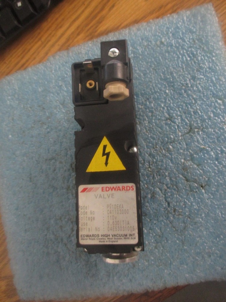Edwards Model: PV10EKA Isolation Vacuum Valve. Code: C41103000