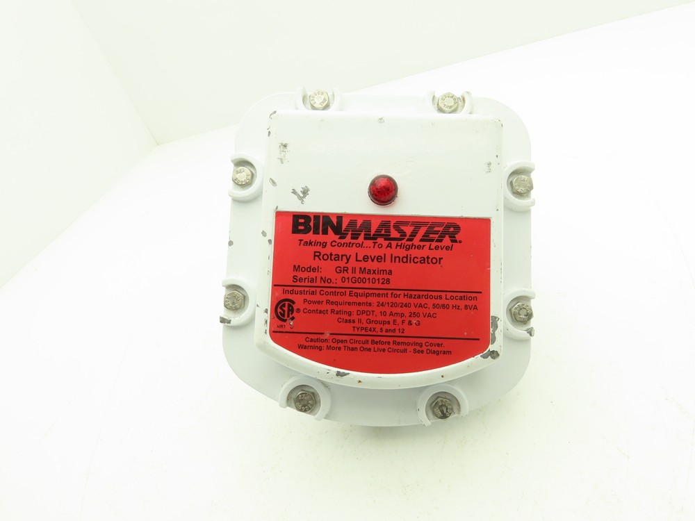BinMaster GR II Maxima Rotary Level Indicator Explosion Proof 24/120/240VAC