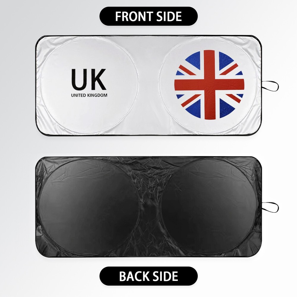For Mini Cooper S Foldable Car Windshield Sun Shade Union Jack Front Visor cover