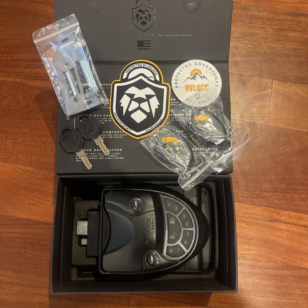 RV Lock V4 Keyless Entry with Key Fobs USED SEE DESCRIPTION