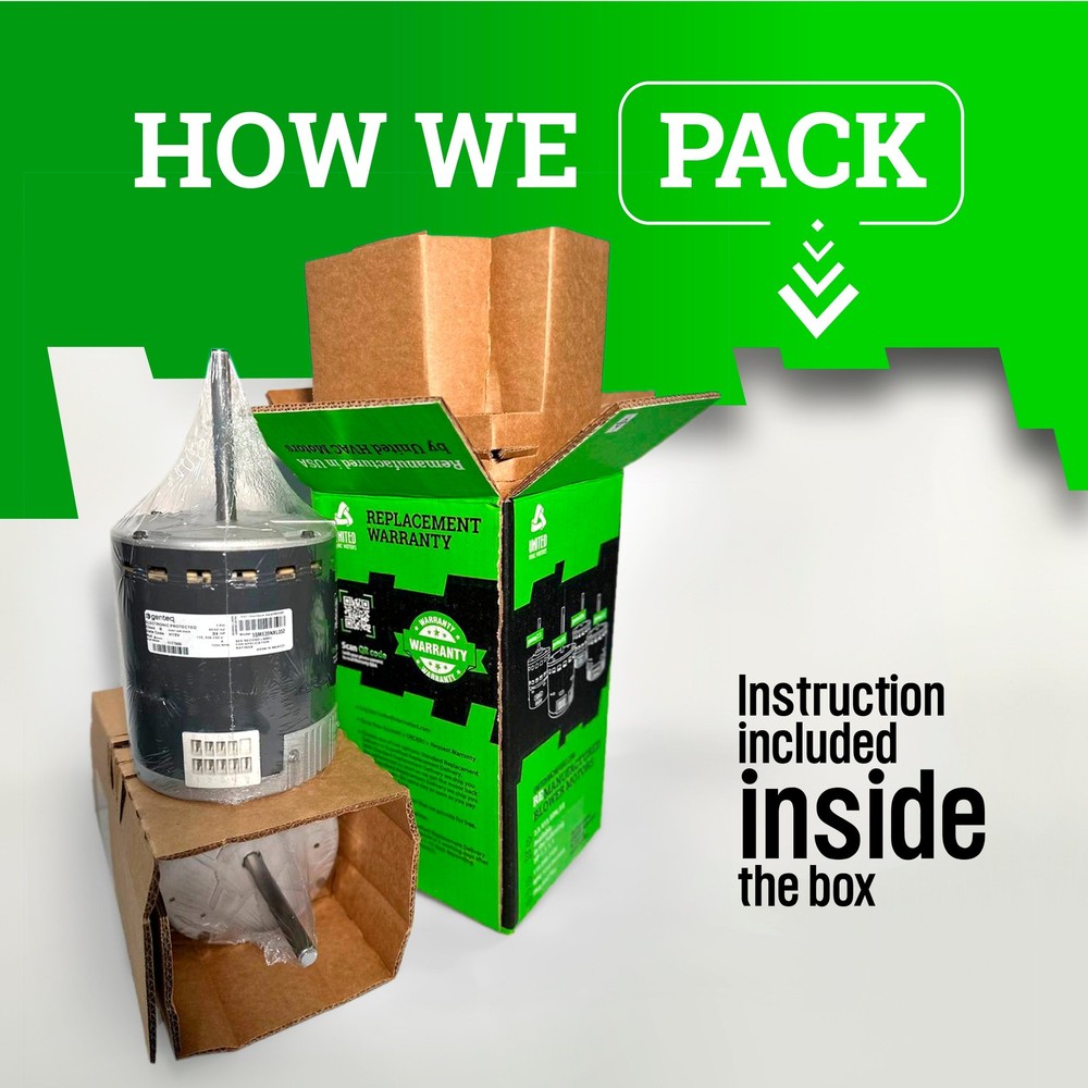 KeepRite PGF348080K01A1 Blower Motor X13 1 HP