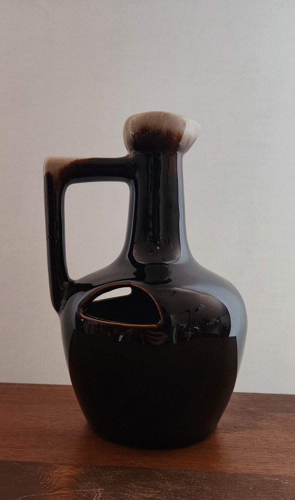 Vintage Stoneware Drip Glaze Strawberry Planter