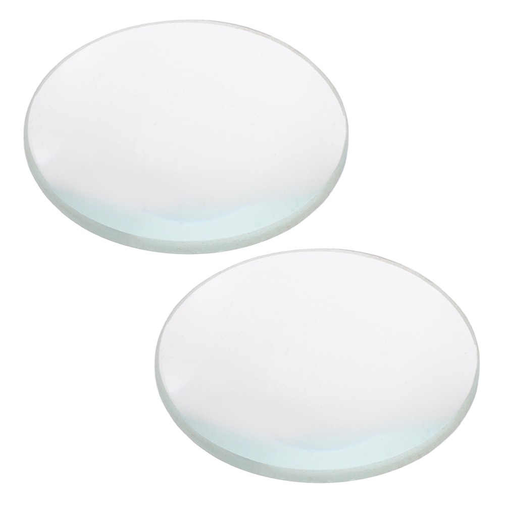 2 Pcs Convex Lens Science Classroom Optics Kits Teaching Tool Mirror Small-