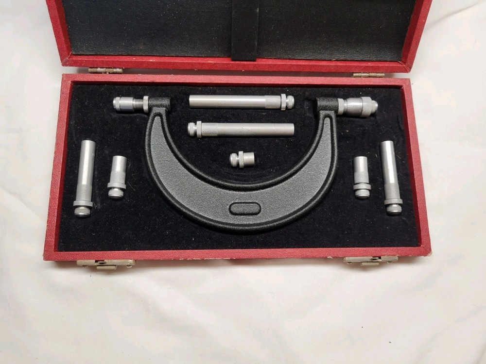 Central Tool Tubular Inside Micrometer 10 Pc Measurement Tool EXC COND