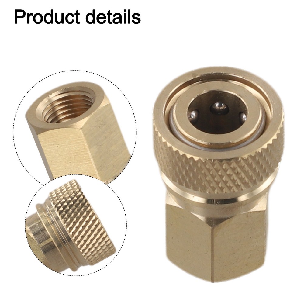 8MM Quick Release Female Coupler 18 Inch NPT Threaded Fitting for Connectors