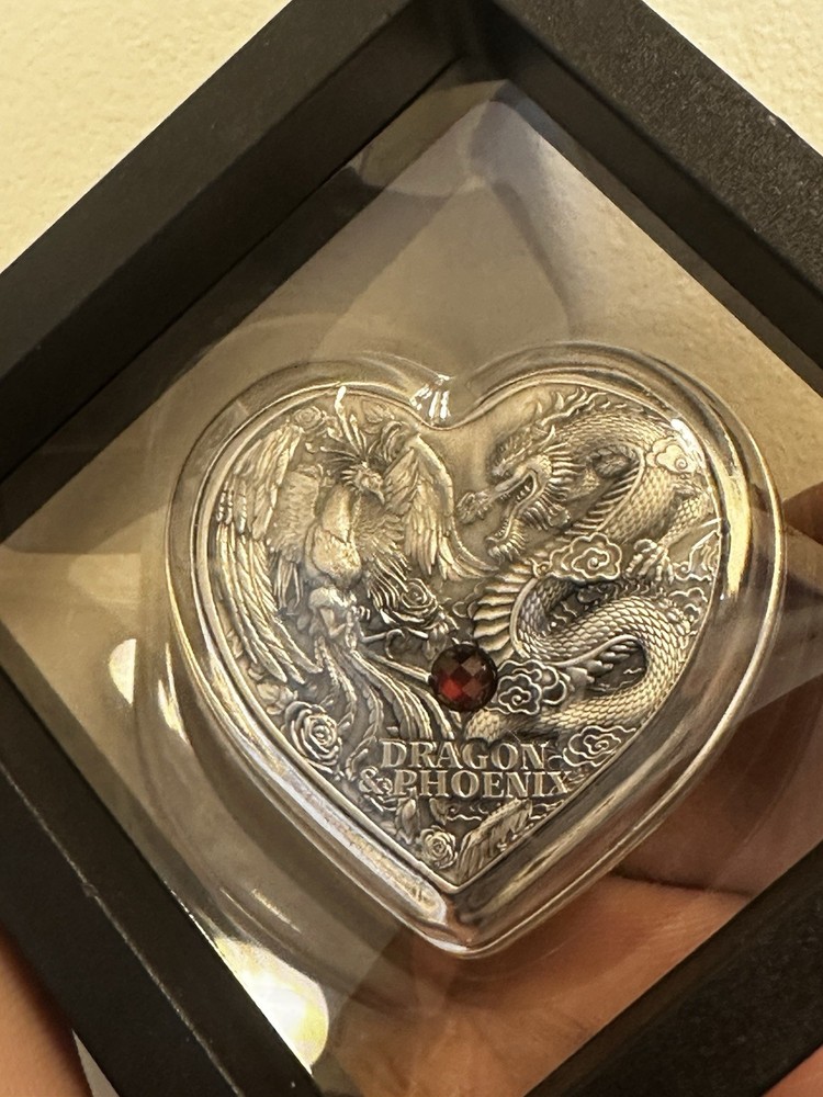 1oz Silver Dragón Phoenix