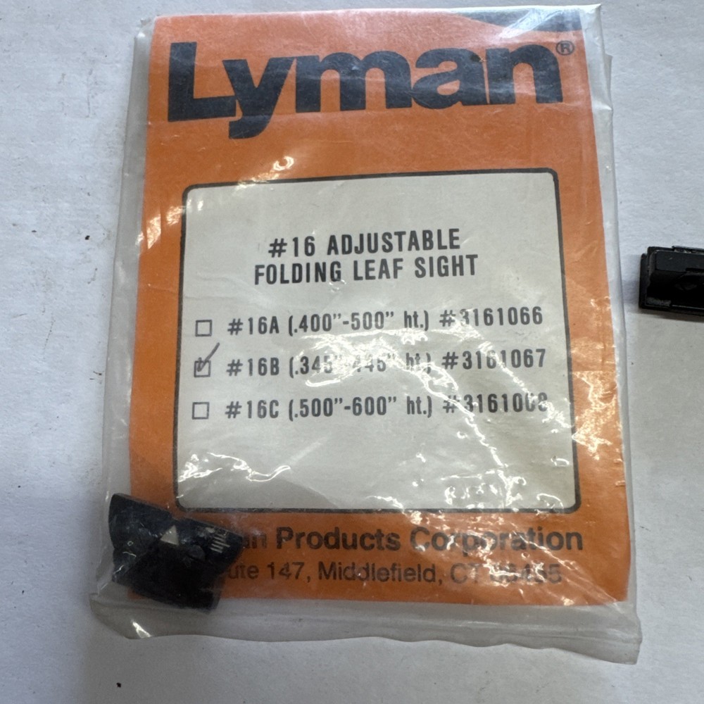 Lyman 16B Adjustable Folding Leaf Sight