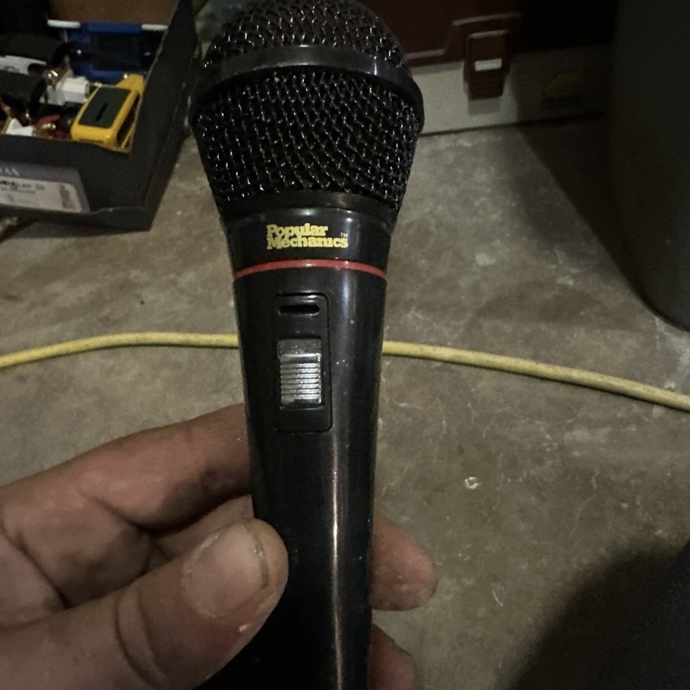 Popular Mechanics Microphone A-32969 Unidirectional Dynamic Microphone Used
