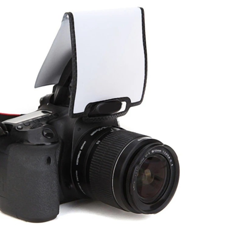 DSLR Camera Bounce Light Diffuser for Softer Lighting in Photography