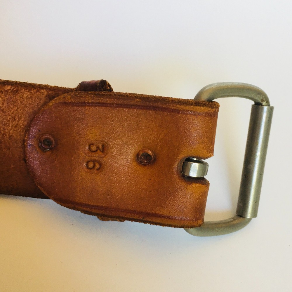 Handmade Leather Ammunition Ammo Belt Size 36