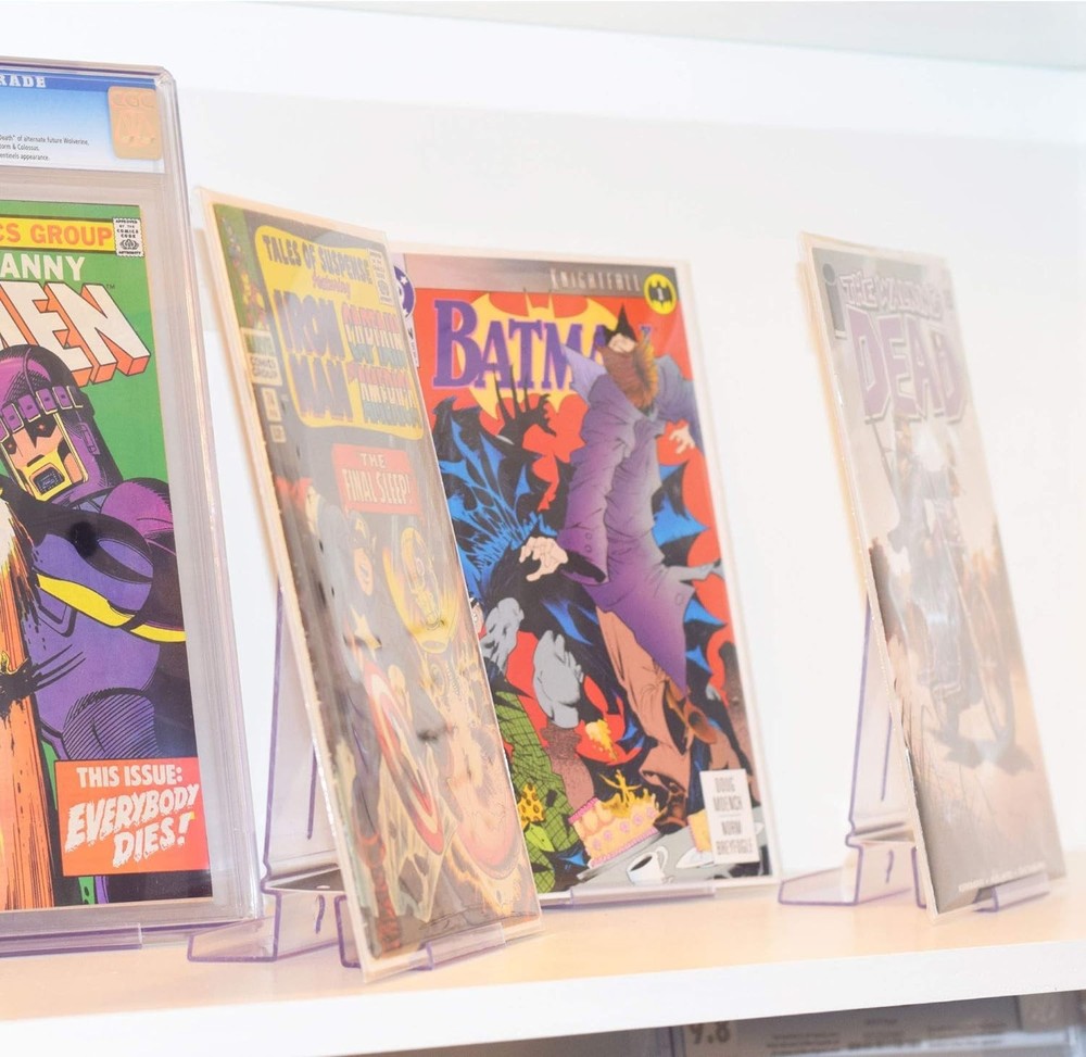 Stylish Vinyl Record & Comic Book Display - 5 Pack