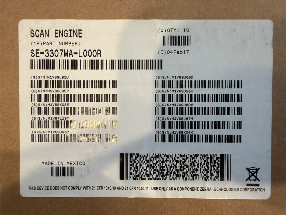 Zebra Technologies Scan Engine SE-3307WA-L000R