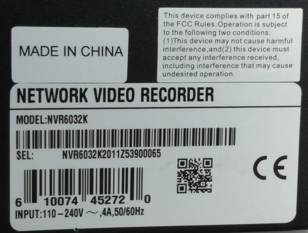 IC Realtime NVR 6032K