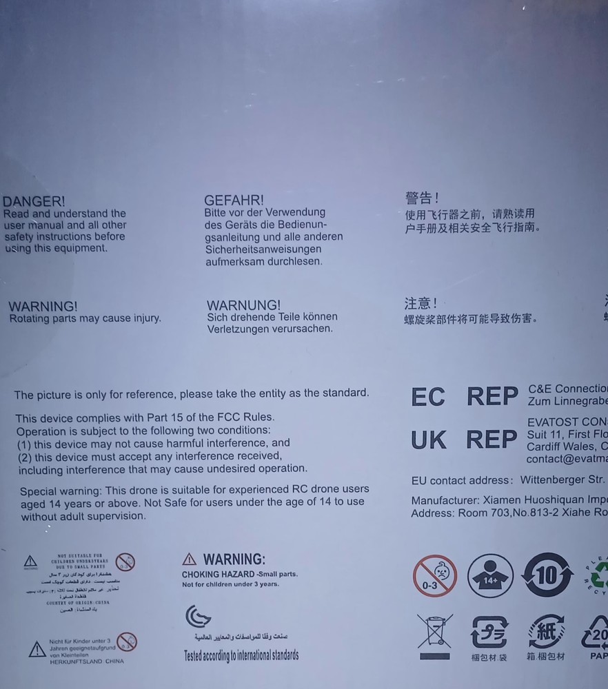 Holy Stone HS260 Drone Foldable Rc Quadcopter With Camera Beginner-friendly New!