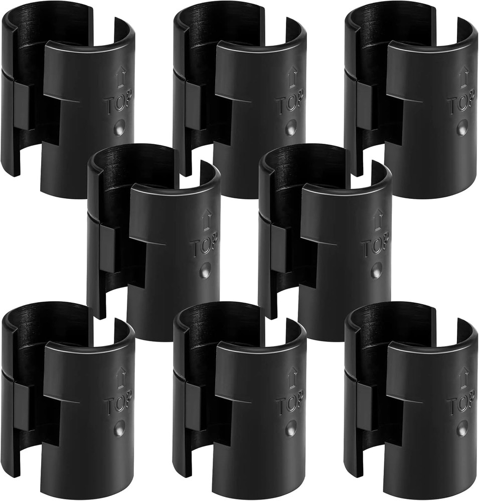 Wire Shelf Clips 1" Post Wire Rack Lock Clip Replacements 72 Pcs