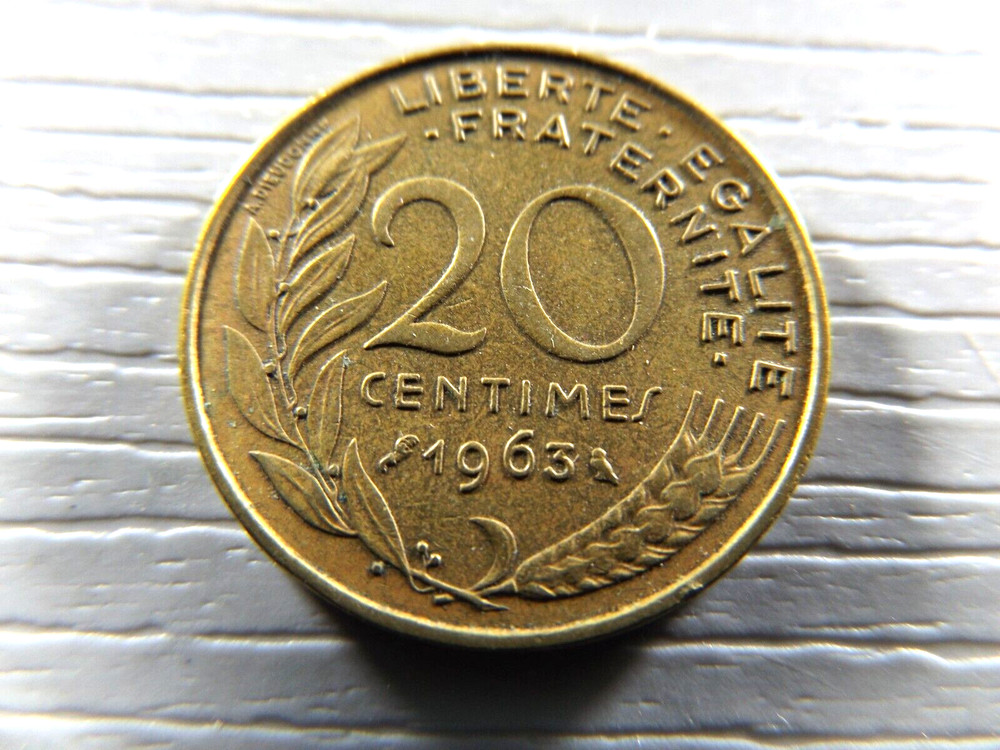 FRANCE 1963 20 Centimes