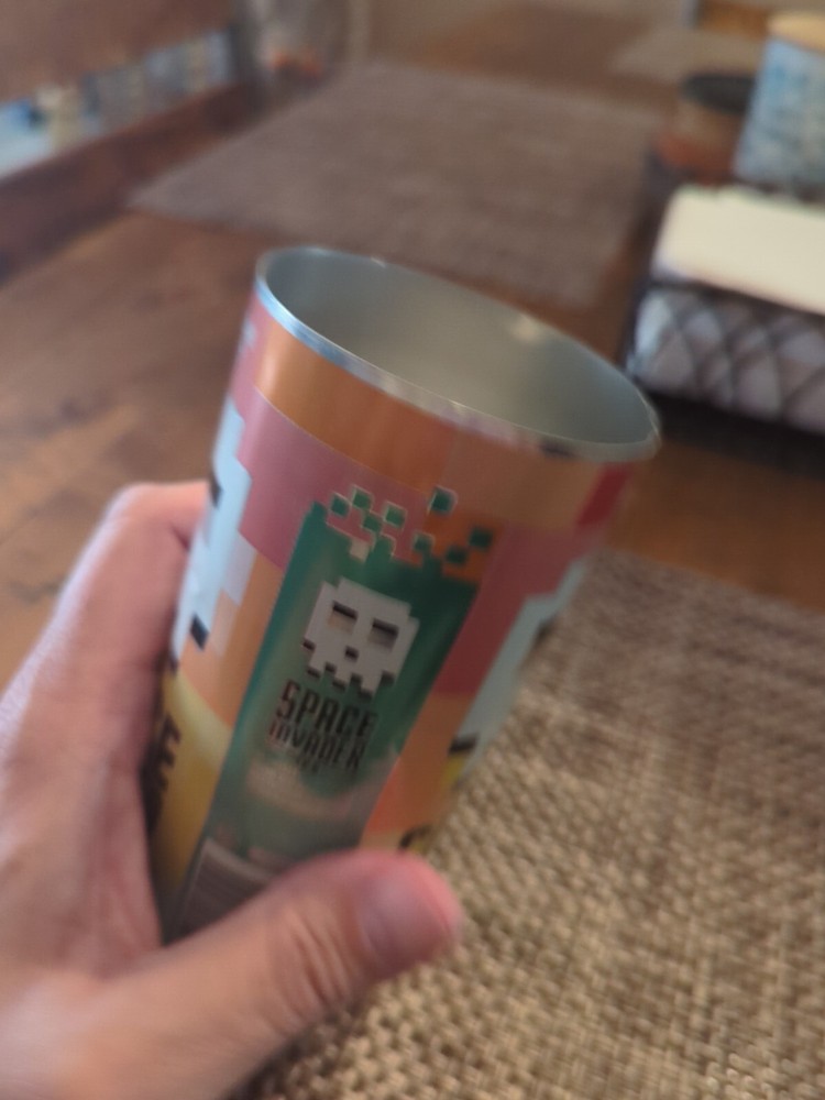 Space Invaders IPA Empty Promo Beer Can