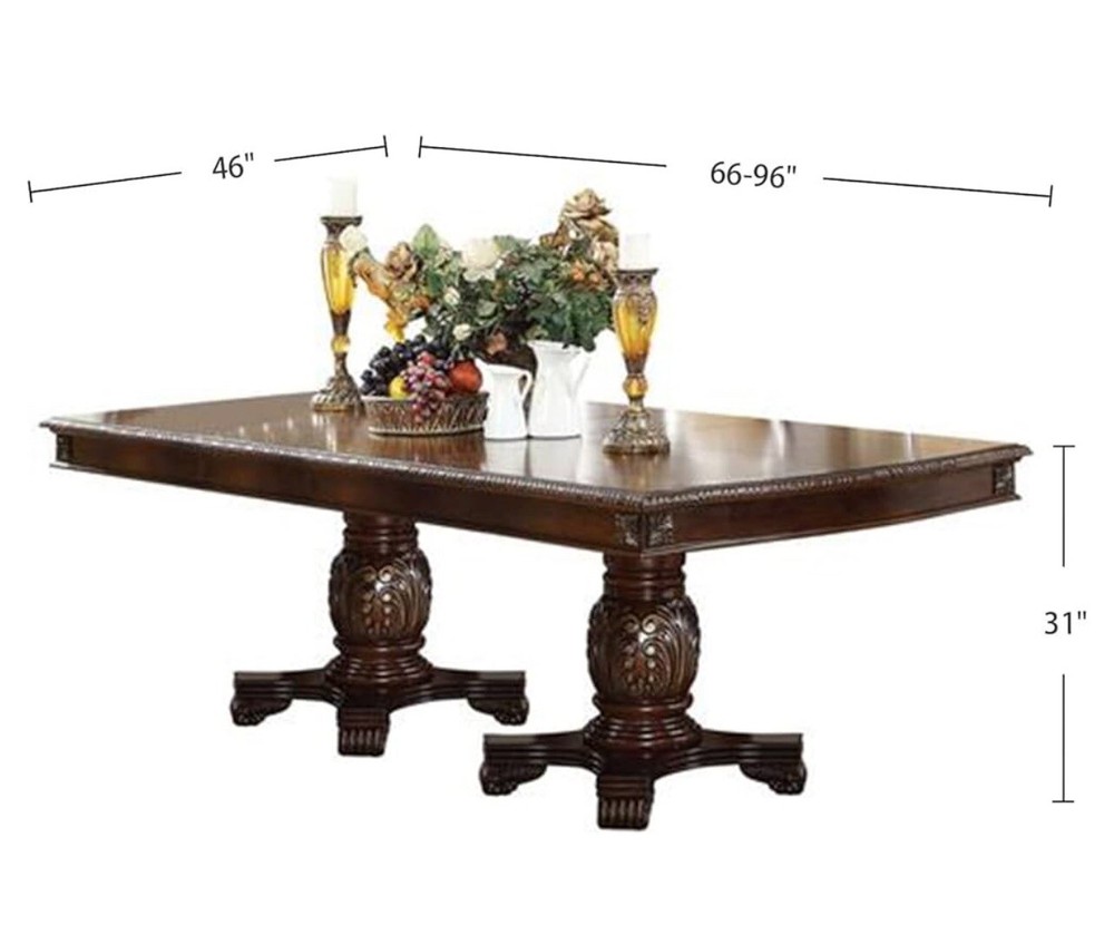 wood rectangular dining room table