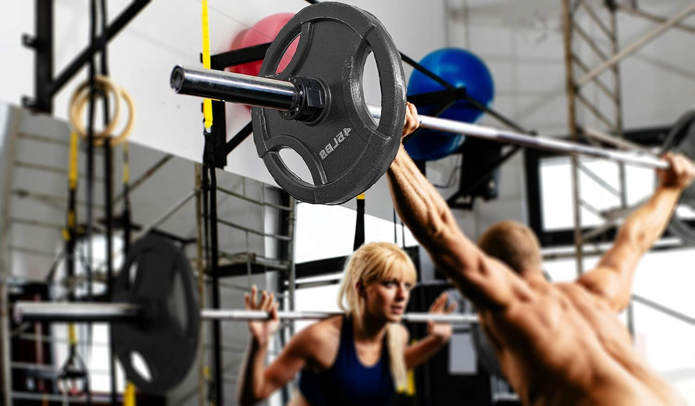 Olympic Barbell Clamps - Quick Release Weight Clips for 2" Bars
