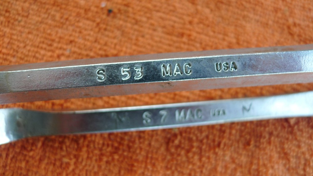 2 MAC BRAKE ADJUSTING SPOONS, S 7, S 53