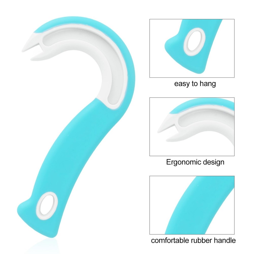 Easy Open Ring Pull Can Opener, J Hook Opener Tab with M, Blue
