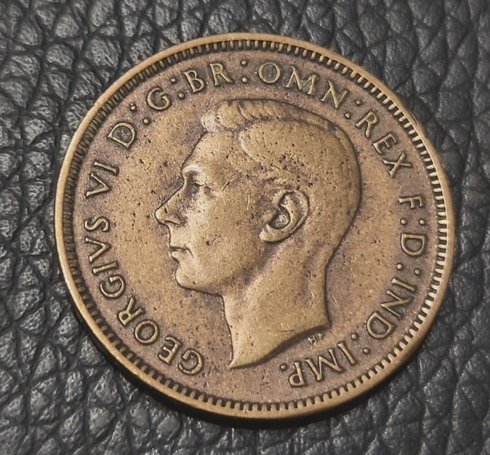 1941 Great Britain Farthing Coin