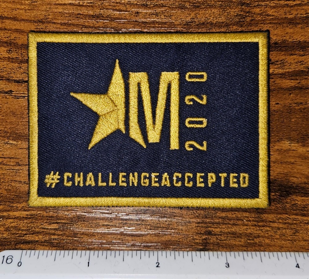 #ChallengeAccepted 2020 Morale Tactical Velkro Patch