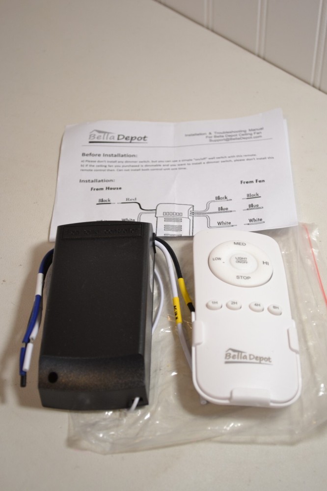OEM Fan Lamp Controller & Remote 20220723 ICF105809