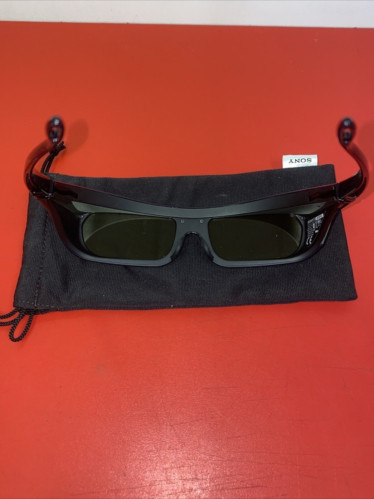 Sony TDG-BR250 Active 3D Glasses Includes Storage Pouch & Charging Cable