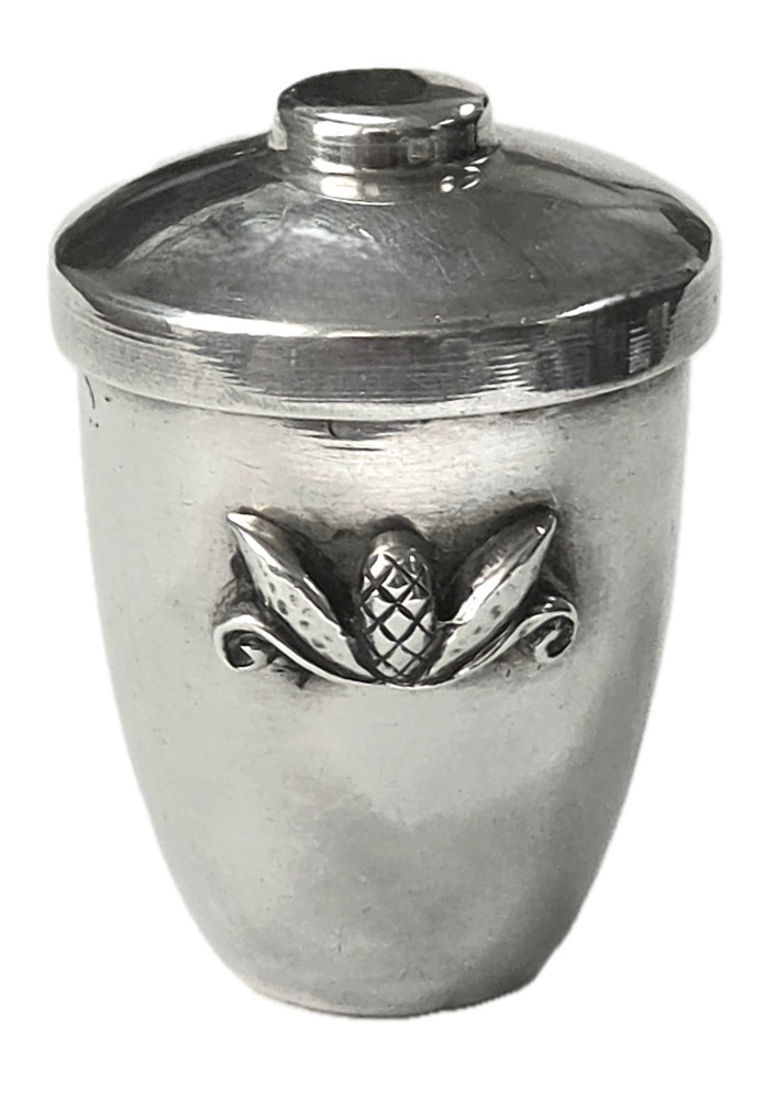 Georg Jensen Sterling Silver Acorn Pill Box