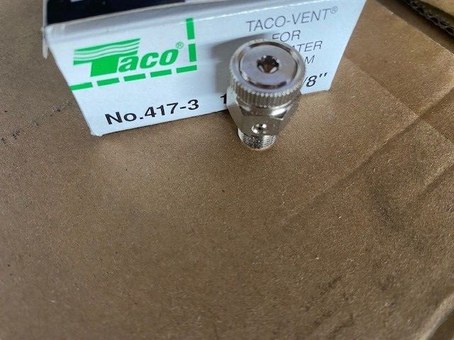 Taco Automatic Air Vent - 1/8" NPT - Coin Vent - BUY MORE & SAVE!!!