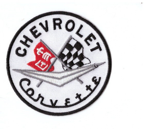 NEW 3" Chevrolet Crovette Iron on Patch Free Shipping