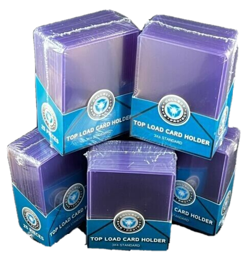 1 PACK (25) COLLECT*SAVE*PROTECT Top Loaders Standard 3x4 Regular Card