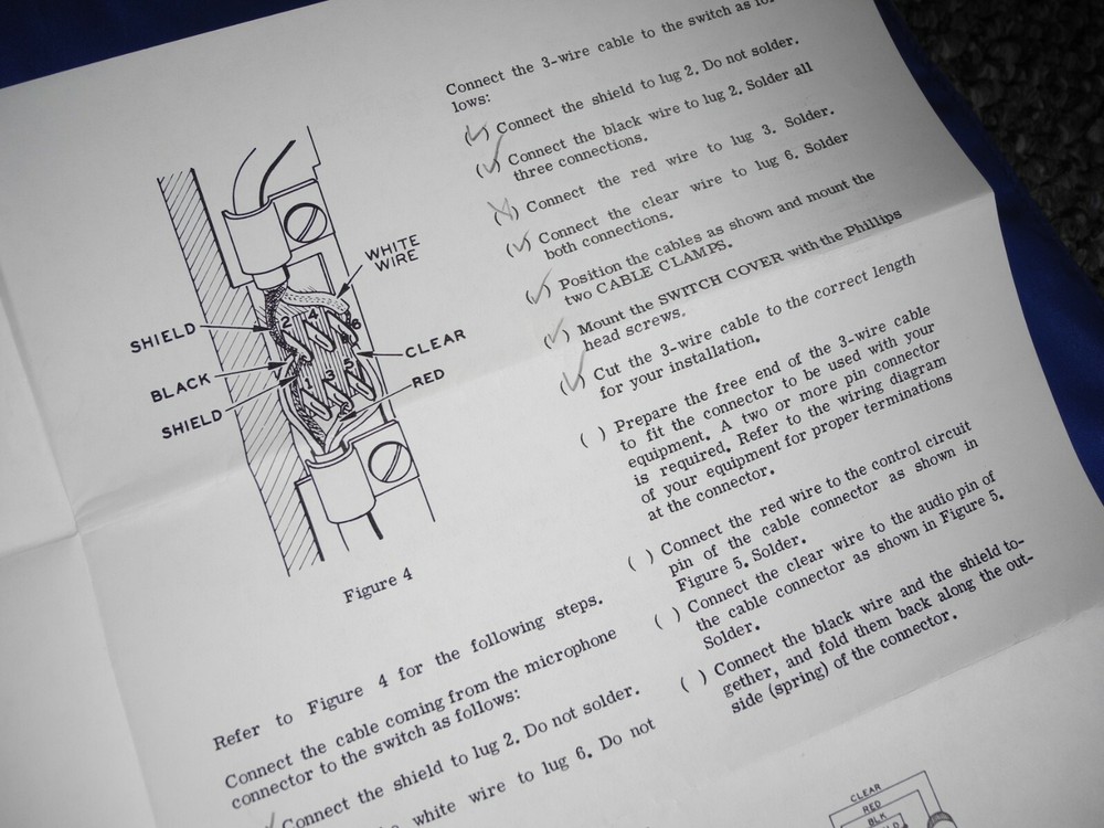HEATHKIT HDP-21A microphone  Instructions (ORIGINAL)