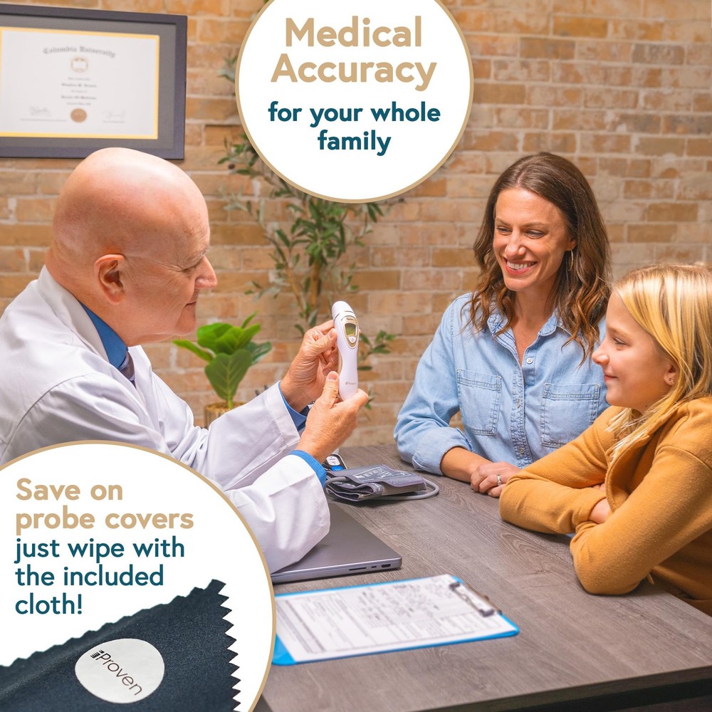 Pro Series | Ear Thermometer with Non-Touch Forehead Function | Superior Accu...