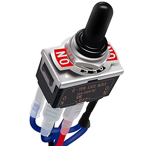 Waterproof Latching Reverse Polarity Switch 12V 10 Amps DC Motor Control 6