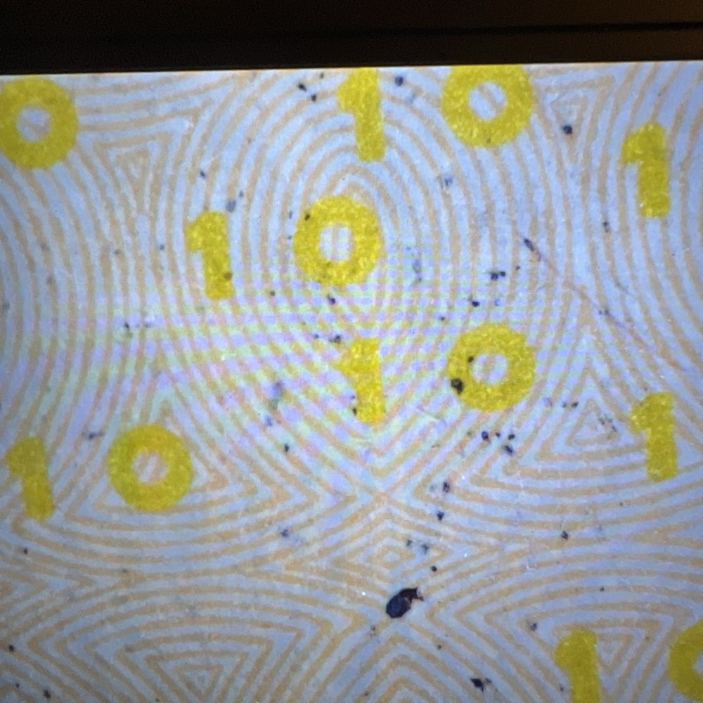 2017 A $10 Federal Reserve Note Ink Smear ERROR￼