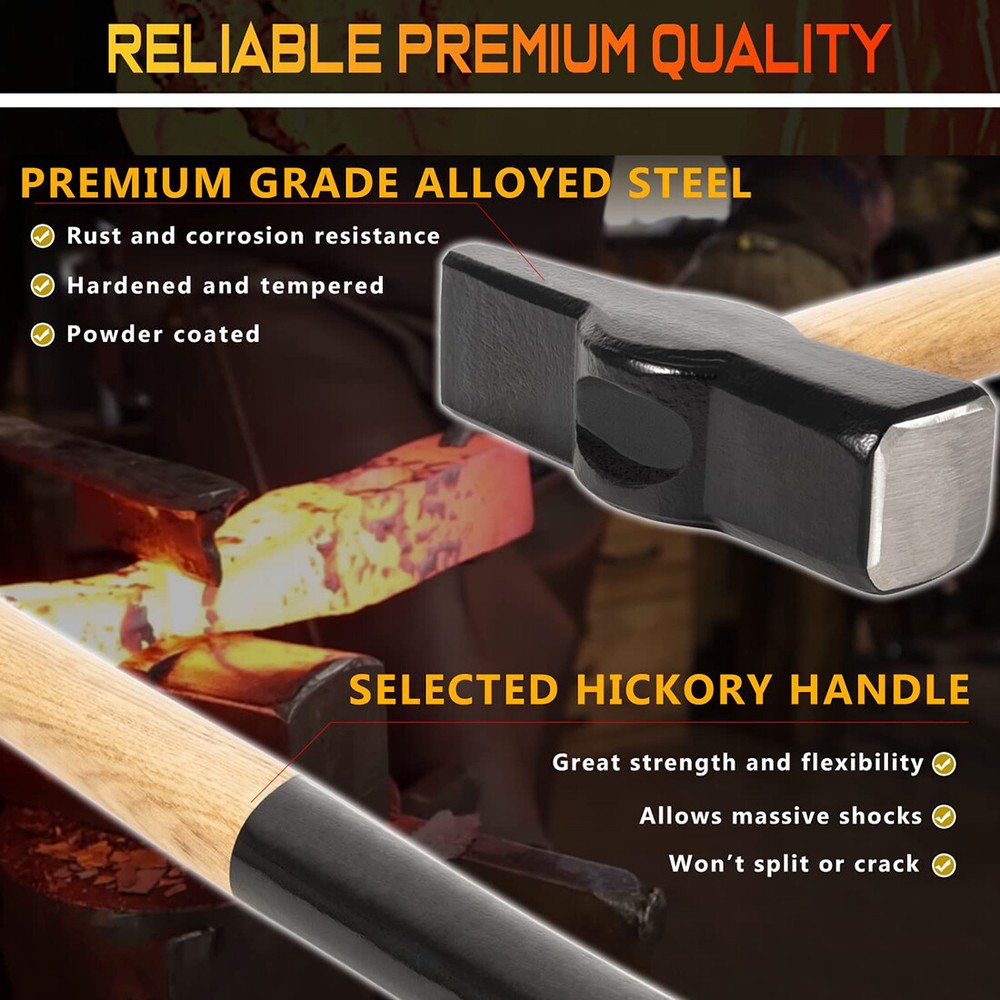 Blacksmiths Beginner Hammer 0000811-1000 Knife Making Metalworking Forge Tool