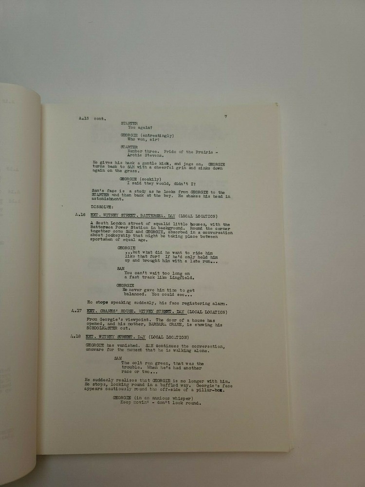 RAINBOW JERSEY / 1990's Unproduced Movie Script Screenplay