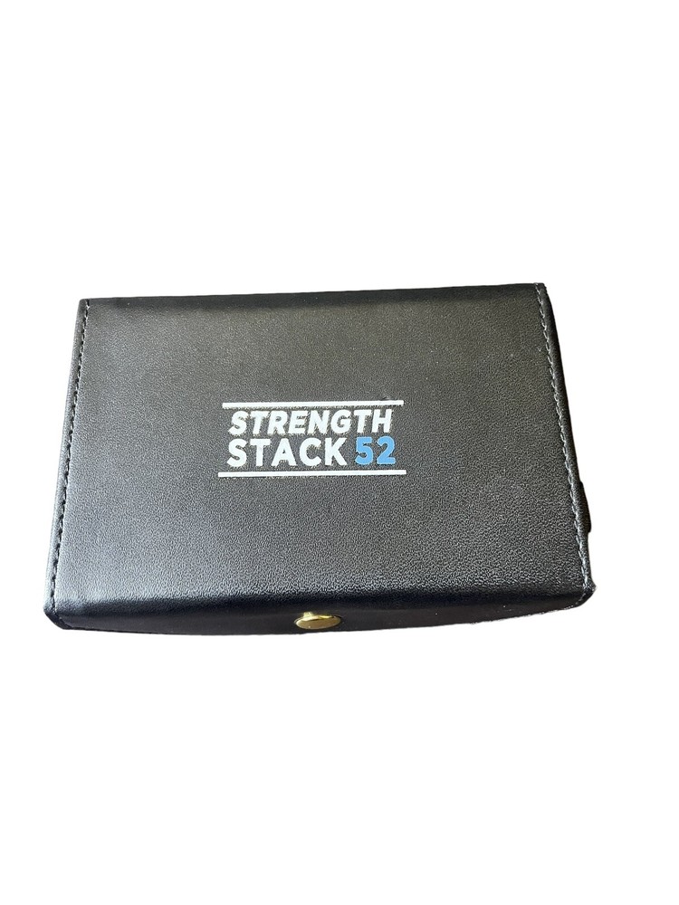 Strength Stack 52 Quick Sweat Fitness Dice Set (Black)